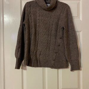 Liz Claiborne Lavender Cowl Neck Sweater